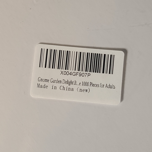 Lorkako Gnome Garden Delight Puzzle 1000 Piece Puzzle NIB Sealed - Picture 2 of 6